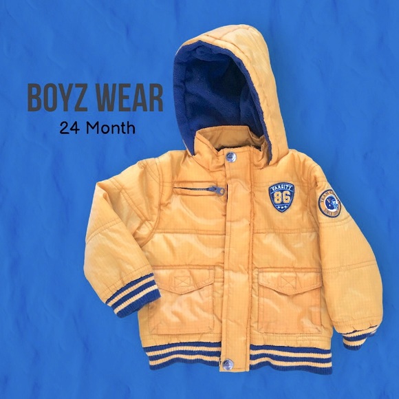 Boyz Wear by Nannette Hooded Coat, 24 Month, - Picture 1 of 6